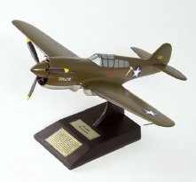 BIGGEST P-40E Warhawk Ground Attack Wooden Model
