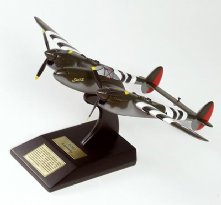 BIGGEST P-38J Lightning Wooden Model