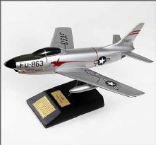 BIGGEST F-86D Sabre Jet Wooden Model