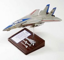 F-14D Tomcat Wooden Model