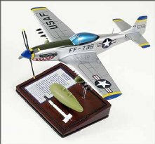 F-51D Mustang Korean War Wooden Model