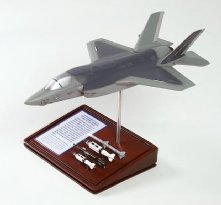F-35B JSF USMC Demonstrator Wooden Model