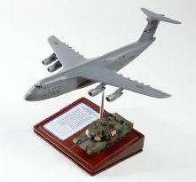 C-5A Galaxy Desktop Wooden Model