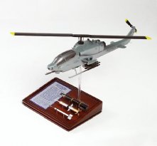 AH-1W Cobra USMC Wooden Model
