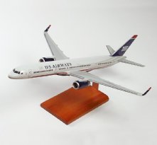 B757-200 US Airways Wooden Model