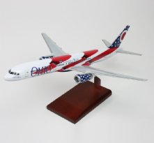 B757-200 American Wooden Model