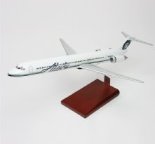 MD-80 Alaska Airlines Wooden Model