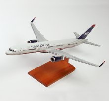 B757-200 US Airways Airlines Wooden Model