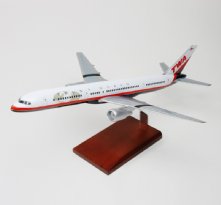 B757-200 TWA Airlines Wooden Model