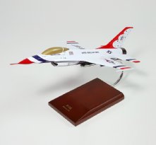 F-16C Thunderbird Wooden Model
