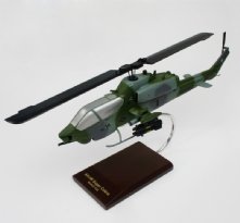 AH-1W Super Cobra Wooden Model