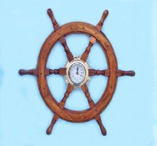 Ship Wheel Clock 18