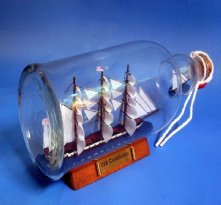 USS Constitution Ship in a Bottle 11