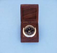 Boxed Black Desk Compass 3