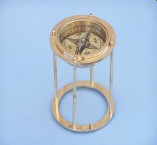 Brass Northstar Compass on Stand 4