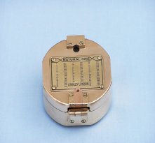 Brass Brunton Pocket Transit Compass 4