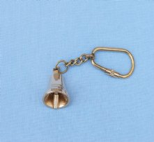 Brass Bell key chain