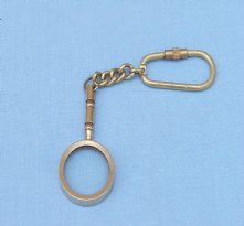 Brass Handle Magnifier Key Chain