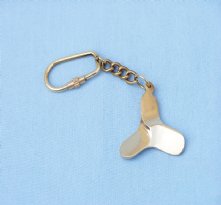 Brass Propeller key chain