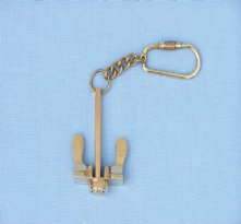 Folding anchor key chain
