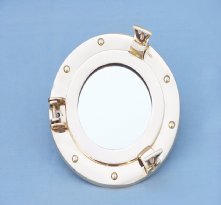 Brass Porthole Mirror 12