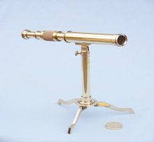 Brass Telescope on Stand 12