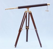 Brass/Leather Harbor Master Telescope 60