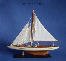 Mahogany Sloop Sail Boat