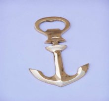 Brass Anchor Bottle Opener