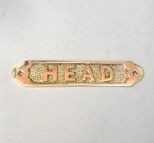 Brass Head Sign 5