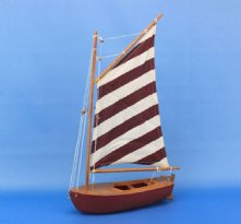 Red Striped Sailboat 15